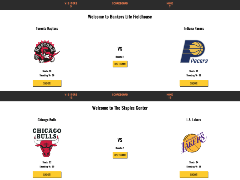 Simple Basketball Game